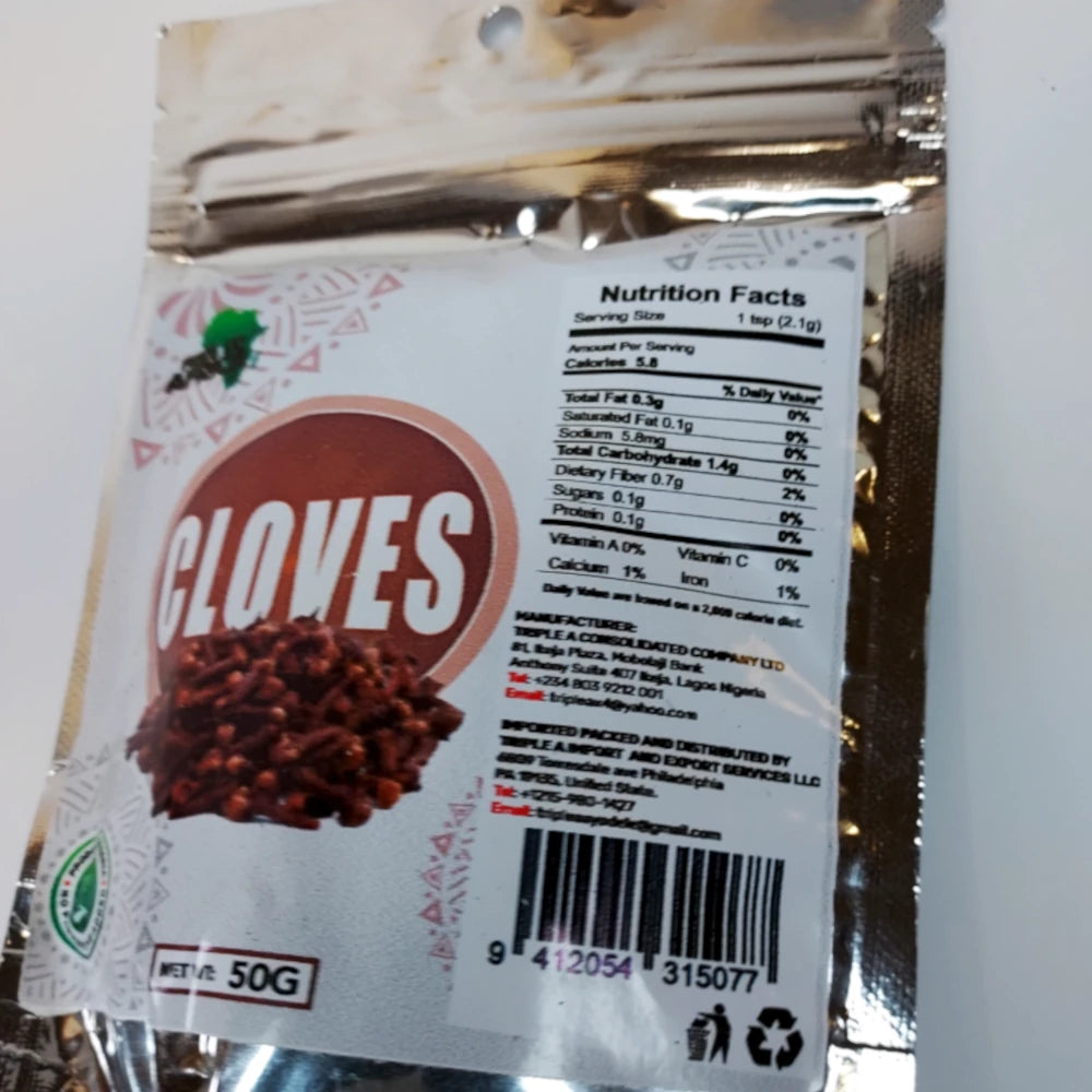 TripleA Food Depot Cloves (Product of Nigeria, Product of Africa) 100g