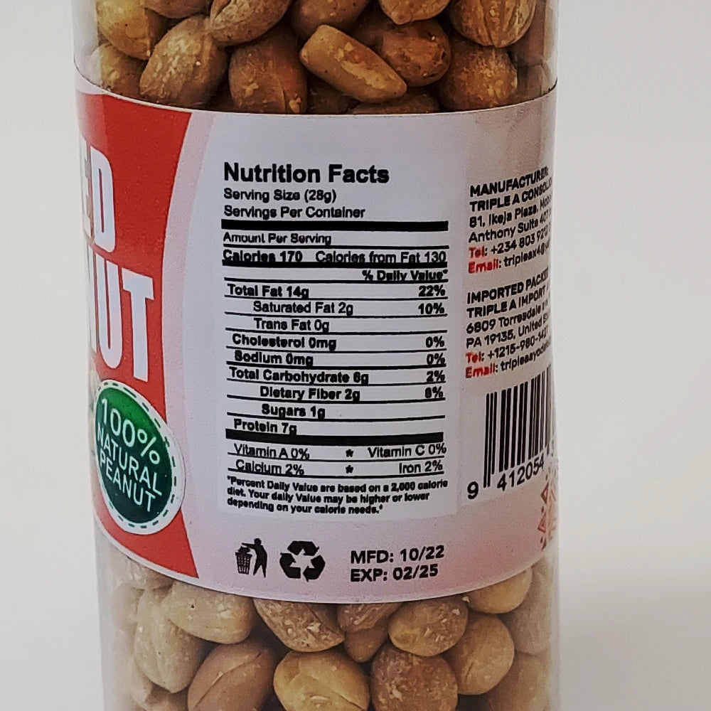 TripleA Food Depot Roasted Ground Nut (100% Natural Peanut) 120g